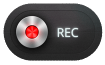 Botón de grabación representando escena